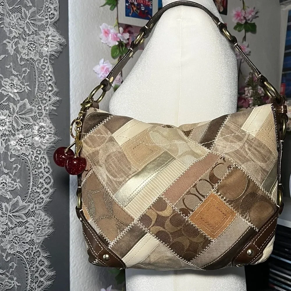 Coach stylish patchwork